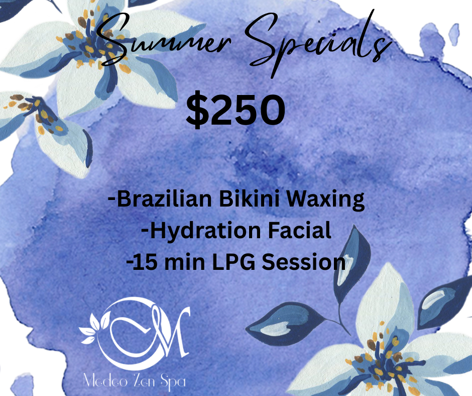 SUMMER SALE $250 Brazilian Bikini, 15 min LPG , Hydration Facial